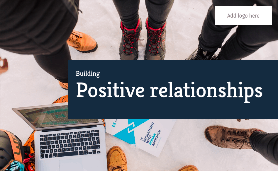 building positive relationships